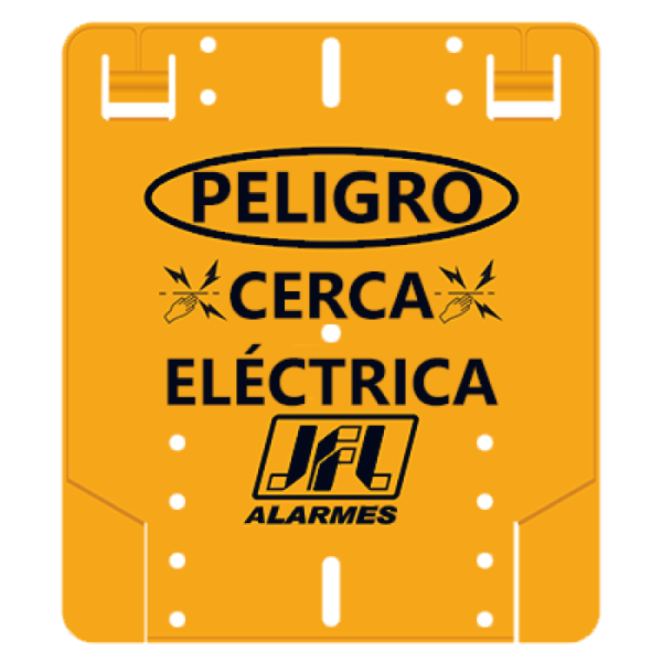 CARTEL DE ADVERTENCIA ELECTRIFICADOR JFL